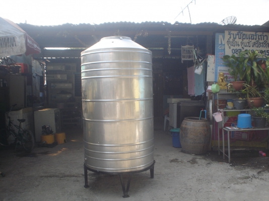 ถังน้ำแสตนเลสหนาๆๆแท้ๆๆสภาพ100\%ขายถูก6500บาท