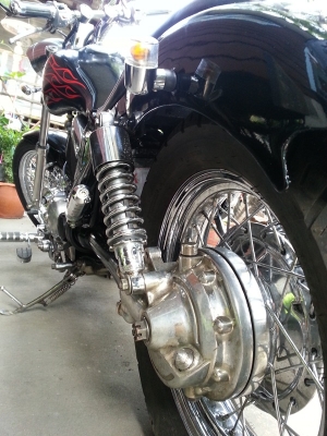 ขาย Yamaha Virago 400CC โครเมี่ยมทั้งคัน ทะเบียนแท้ + พรบ แท้พร้อมโอน หมดปี 2556