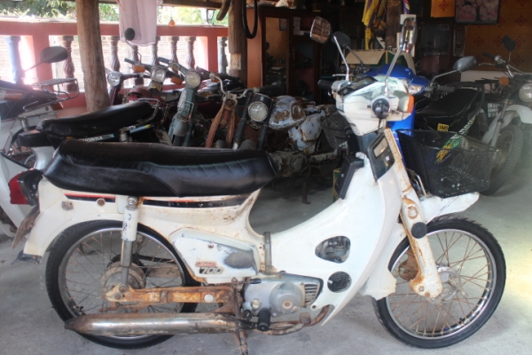 นันธิดาC700ทะเบียนพร้อมโอนสีขาวหายากราคาถูก6800บาท