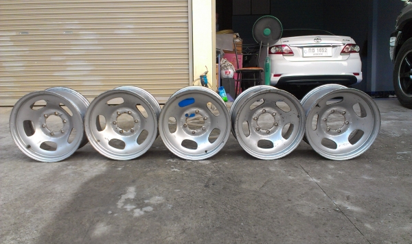 ขายล้อกะทะเหล็กของนอกแท้ขอบ16" 6รู