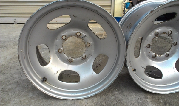 ขายล้อกะทะเหล็กของนอกแท้ขอบ16" 6รู