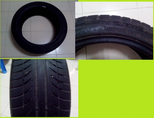 ขายยางSimtyres  205 45 r17  ปี 10 1เส้น