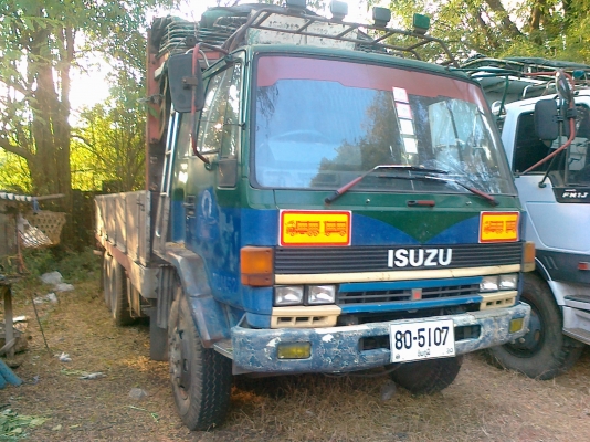 ขายด่วน ISUZU175 แรงแม่-ลูกพื้นเรียบรถวิ่งแป้งมันเปลี่ยนอาชีพ