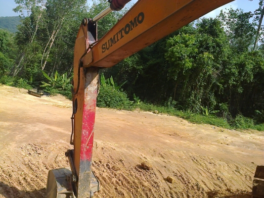 แบคโฮ200 SUMITOMO 280EA เครื่องแห้ง เอวแน่น โซ่เต็ม