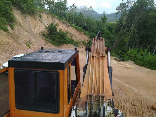 แบคโฮ200 SUMITOMO 280EA เครื่องแห้ง เอวแน่น โซ่เต็ม