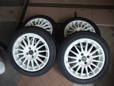 ล้อขอบ16 4รู100 พร้อมยาง195/50/16