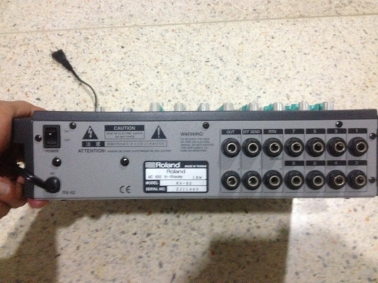 มิกเซอร์ ROLAND RX82 ใช้ไฟ100V ของเก่าญี่ปุ่นสภาพสวย มิกเซอร์ ROLAND RX82 ใช้ไฟ100V ของเก่าญี่ปุ่นสภาพสวย