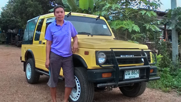 ขาย ซูซกิ 4x4รถฝรั่งใช้มือเดียว ปี 38  สวยที่สุด 100,000 บาท