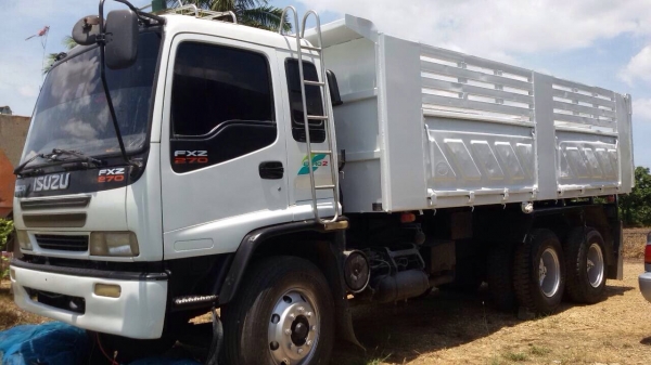 ขายรถบรรทุกสิบล้อดัมพ์ ISUZU DECA เครื่อง 270 แรง ปี 39 euro 1 ตัวแรก มีระบบลากลูก ทะเบียนพร้อม