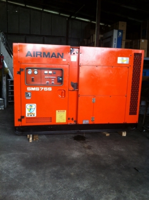 ปั๊มลมสกรู 100 แรง AIRMAN เก่าญี่ปุ่น 0833554933