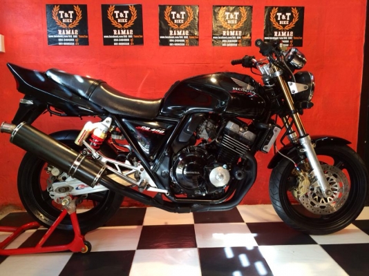 T&amp;T BIKE RAMA2ขายHONDA CB400 ปี 98 VS.Sแท้ สภาพเดิมๆครับ เอกสาร อินวอย สรรพสามิต ราคาเพียง 64500 ฿