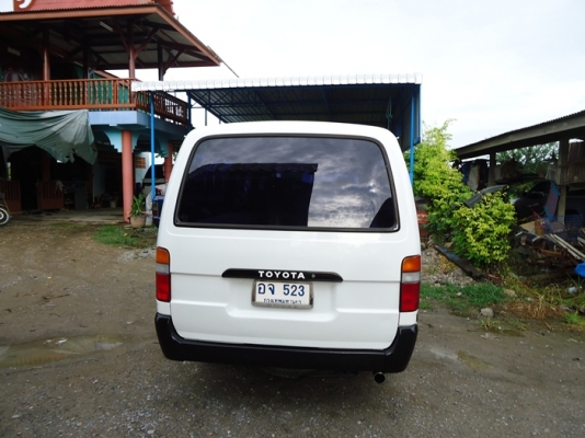 รถตู้  Toyota  hiace  เครื่องดี  เดิม โรงงาน ขับดี ประหยัด  ใช้น้อย สีสวย ยางดี  หน้า เดิม หลังเดิม ใช้ได้ 2ระบบ แก็ส และน้ำมัน