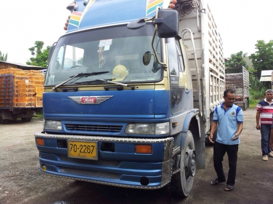 HINO FL187 ห้วสิง เครื่อง HO7D 195 แรง ยางใหม่ 10 เส้น บิสโตลเลเดียว
