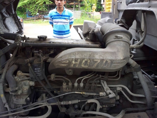 HINO FL187 ห้วสิง เครื่อง HO7D 195 แรง ยางใหม่ 10 เส้น บิสโตลเลเดียว