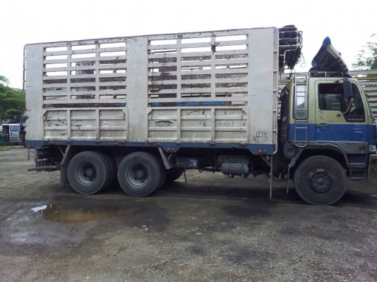 HINO FL187 ห้วสิง เครื่อง HO7D 195 แรง ยางใหม่ 10 เส้น บิสโตลเลเดียว