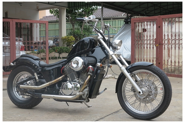 ----------  Honda Steed 400cc แต่งทรงสวยๆ ( สรรพสามิต)  --------------