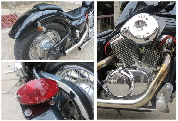 ----------  Honda Steed 400cc แต่งทรงสวยๆ ( สรรพสามิต)  --------------