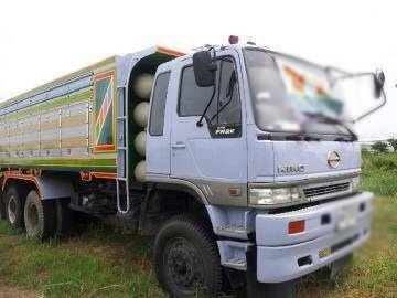 ขายรถพ่วงสิบล้อดัมพ์ HINO 2K เครื่อง 260 แรง แม่ลูกกระบะดัมพ์มิเนียม ลูก 2 เพลา ติดแก๊ส 8 ถัง