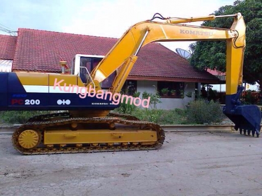ขายรถแบ็คโฮ KOMATSU PC 200-5 เอกสารอินวอยซ์ ไฟฟ้าครบ คอนโทรลยาว