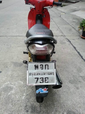 wave125s สีแดงปี47 ทะเบียน 738 เครื่องดี 15000