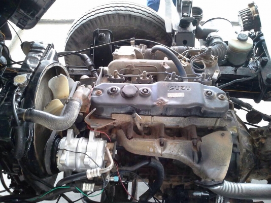 ขายรถหกล้อบรรจุน้ำ ISUZU NPR59PU5M เครื่อง 4BE1-110 แรง รถห้าง บรรจุ 3,000 ลิตร