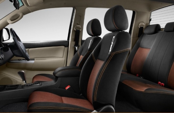 ขายผ้าหุ้มเบาะ vigo trd