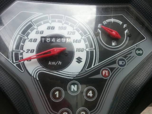 สตาร์ทมือ&hellip; suzuki 125 Fi หัวฉีด ปี55  เครื่องดี ภาษีไม่ขาด 17,000 สีแดง ทะเบียน 841 ไมล์ 18429 km เอกสารครบ