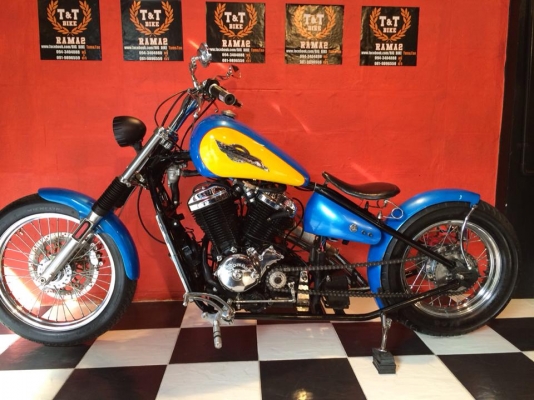 T&amp;T BIKE RAMA2ขายHONDA STEED 400 เครื่องปี 96 ยิงเฟรมงามๆ พร้อมเล่มทะเบียนโอน ภาษี 57 ชุดโอนครบ เอกสารแท้