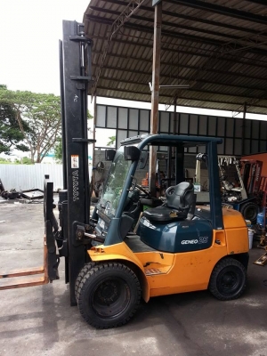 ขาย ฟอล์คลิฟต์ TOYOTA 7FD25  เสา 5 เมตร ฮิ้งฟอล์ค กระดก-เท งาได้