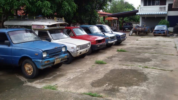 ระเบิด มาสด้า 1000  เกียร์คอ