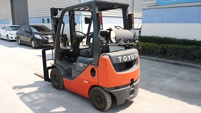 02-8FGL15 : Toyota forklift 1.5T. ปี 2012yr ชม.184hrs. by kung0813062283