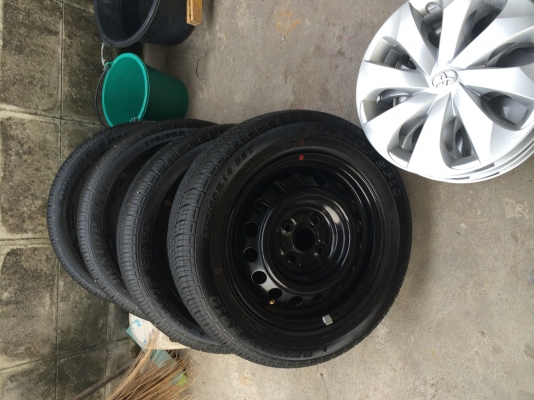 ขายกะทะล้อพร้อมยาง ปี14 ของ new yaris ของ14