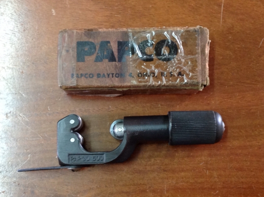 ขายคัตเตอร์ตัดท่อ Vintage PAPCO No.500 ใหม่เก่าเก็บ