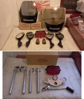 ส่งฟรีทุกชิ้น!! สาวก Kawasaki 2T เชิญทางนี้!! มือ1 ทั้งแท้และเทียม