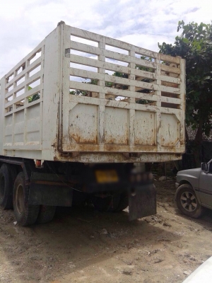 ขายรถบรรทุกสิบล้อดัมพ์ HINO FM221LA เครื่อง P09C-315 แรง ปี 35