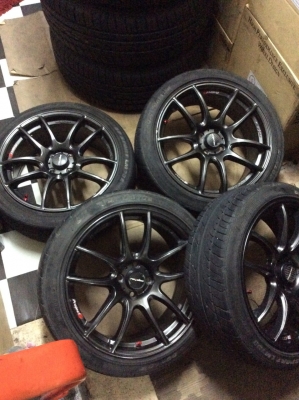 ขายแม็กมือ2 ขอบ17 lenso พร้อมยางดันบอปปี13 ดอกหนามาก