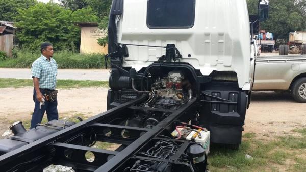 10ล้อเล็ก2เพลา (6x4) HINO FC4J 150 แรงม้า แคชซียาว 7.50 เมตร ใหญ่ตลอดเส้น ดามบน1นิ้ว