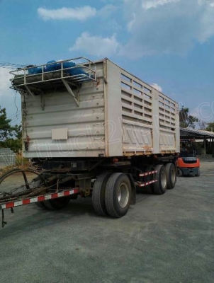 รถพ่วง 22 ล้อ ISUZU DECA กระบะดั้มพ์ 3 มิตร ลูก 3 คานแท้