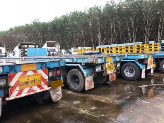 หางเทเลอร์ พื้นเรียบ3เพลา บ.สามมิตร ปี53 ผลิตจากบริษัทสามมิตร มีทั้งหมด 22 หาง