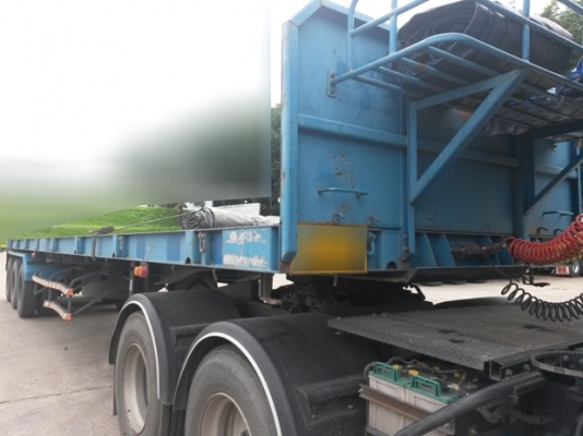 หางเทเลอร์ พื้นเรียบ3เพลา บ.สามมิตร ปี53 ผลิตจากบริษัทสามมิตร มีทั้งหมด 22 หาง