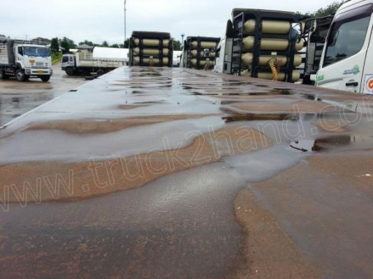 หางเทเลอร์ พื้นเรียบ3เพลา บ.สามมิตร ปี53 ผลิตจากบริษัทสามมิตร มีทั้งหมด 22 หาง