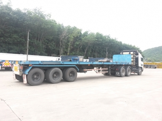 หางเทเลอร์ พื้นเรียบ3เพลา บ.สามมิตร ปี53 ผลิตจากบริษัทสามมิตร มีทั้งหมด 22 หาง