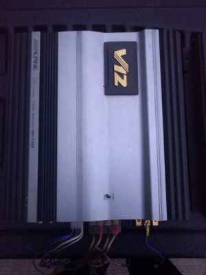 power amp alpine 4ch,2ch