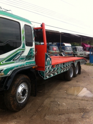 10ล้อเดกก้า2เพลาปี97บรรทุกแม็คโค200+320เคื่อง195เกียzfรถสวยคัดฃีสวย