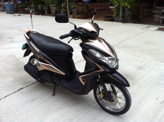 ขาย YAMAHA MIO125I ตัว GTสีดำ-น้ำตาล ปี2013 ราคา 22,500บ.