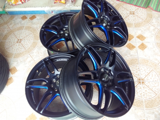 wed sport 17 4/100/114.3et45กว้าง7.5ทั้ง4วงงานเดิมๆสีเดิมไม่มีซ่อม มีรอยวงเดียวนิดๆ ราคาเบาๆ7500