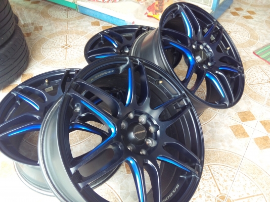 wed sport 17 4/100/114.3et45กว้าง7.5ทั้ง4วงงานเดิมๆสีเดิมไม่มีซ่อม มีรอยวงเดียวนิดๆ ราคาเบาๆ7500