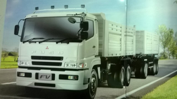 ขายรถใหม่ รถบรรทุก 22 ล้อพ่วงแม่-ลูกดัมพ์ MITSUBISHI FV51 380 แรงม้า ยูโร 3 ขายดาวน์ 406000