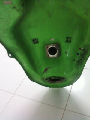 ขายด่วน ชุดเฟรม อิลิมิเนเตอร์ กับ ถังน้ำมัน KAWASAKI ninja 650 CC ราคา 6500 บาท