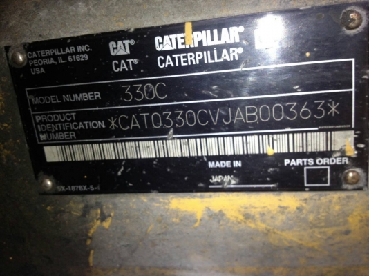 ขายCAT330Cสภาพสวยพร้อมใช้ ราคาต่อรองได้ ติดต่อได้ที่คุณ อ๊อฟ พิจิตร 086-737-9991